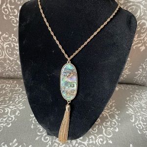 Gold and multi colored 20 inch necklace